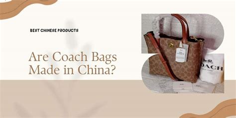 are coach bags made in china or vietnam